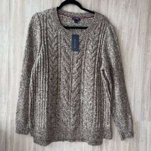 Tommy Hilfiger Women's Beige Sweater New XL